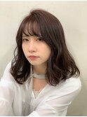 ゆるふわ女子 ダークベリーカラー