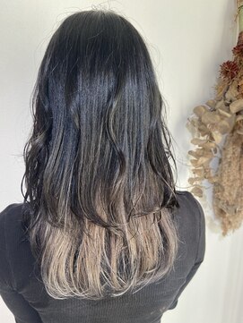 ヘアドゥーレディバグ 大和八木店(HAIR DO LADY BUG) ブラック×ベージュ