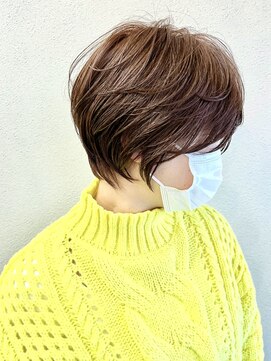 フラッグヘア 新宮店(Flag HAIR) ピンクブラウン☆ショートヘア