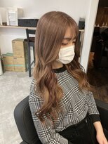 ラフ 難波店(LAFF)&nbsp;#黒髪#ボブルフ#ネビージュ#小顔#ワンレン