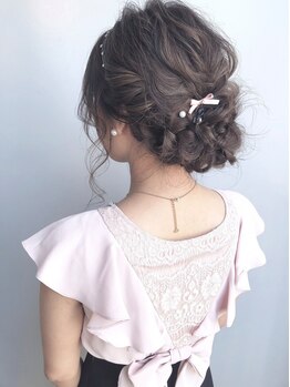 グランジュ 難波店(granze)の写真/[難波][関コレ・ar]フルアップ★ハーフアップ¥3600！プロのヘアセットで特別な日を更に華やかに彩る◇