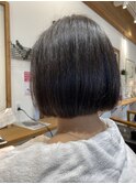 切りっぱなしボブ