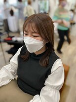 ルチナ 秦野(Lucina)&nbsp;くびれミディアム/くびれ巻き/似合わせカット/サイドバング/韓国