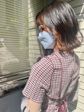 アール 北千住店(ar) インナーオレンジボブ