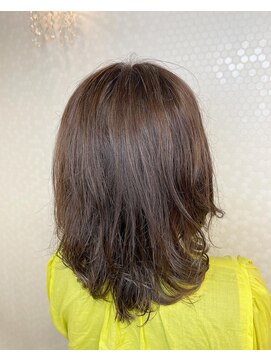 ヘアーアンドメイク ドレス(DRESS) 白髪ぼかしハイライト