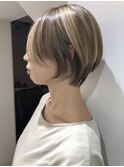 RENATA 大人可愛い20代30代40代前下がりひし形小顔ボブショート
