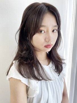 アルバム 池袋(ALBUM) 小顔似合わせレイヤー_グレージュカラーボブウルフ_89277