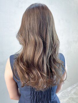 アルバム 池袋(ALBUM) レイヤーロング_チェリーブラウンフェミニンロング_ba396181