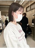 髪質改善カラー×ボブ