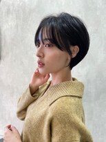 ロンドソレイユ 池袋(Lond soleil)&nbsp;髪質改善★黒髪大人ショート×前髪カット/顔周り[池袋]