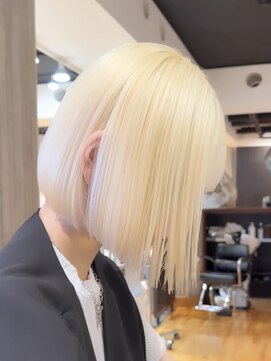 ダブ ギンザ(DaB ginza) 抜きっぱなしブロンド　ボブ　銀座