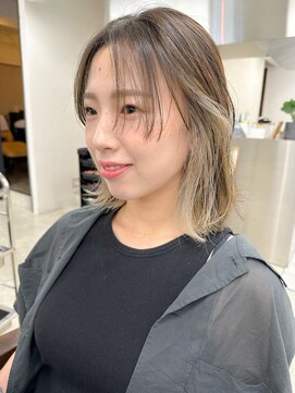 アム(amu) インナーカラー/オリーブベージュカラー/イヤリングカラー