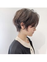 ジエクト アイロ(The Ect ilo)&nbsp;白髪ぼかしハイライト ショートボブ グレージュ