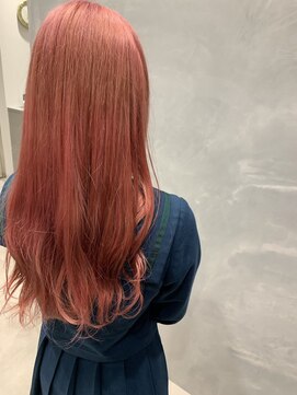 ナンバー 大分中央町店(N°) 【シノハラ】@number_nao☆卒業式カラー♪派手髪コーラルピンク