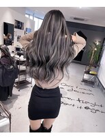 キング 高槻(K!ng)&nbsp;ハイライトカラーミルクティーベージュケアブリーチダブルカラー