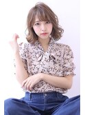 ことりベージュローライト大人かわいい小顔スリークボブ大人ボブ