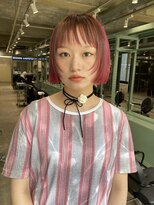 ロジ(loji)&nbsp;ピンク×ブラウンのポイントカラー