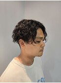 波巻きパーマ
