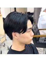 ニコフクオカヘアーメイク(NIKO Fukuoka Hair Make)&nbsp;「NIKO」直毛を助けるニュアンスパーマ　センターパート福岡天神