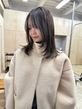 ハマモト 顔まわりレイヤースタイル