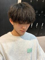 アッドバイケーツー 心斎橋(add by k-two Men's)&nbsp;メンズパーマ/スパイラルパーマ/波打ちパーマ/黒髪/マッシュ