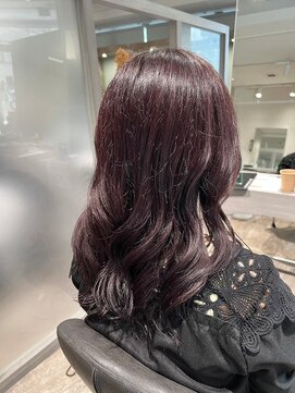 アニュー ヘア アンド ケア(a New hair&care) ワインレッド艶カラー透明感