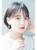 耳かけショートボブ