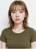 20代/モテ髪/小顔カット/薄めバング/イメチェン/大人可愛い/上田