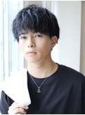 ラフ束刈り上げマッシュ