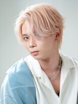 リップス 横浜(LIPPS) ピンクベージュナチュラルセンターパート