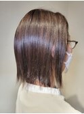 20代30代40代50代×外ハネシャギーボブ×イノアカラー