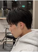 シースルーマッシュナチュラルマッシュメンズ韓国ツーブロック