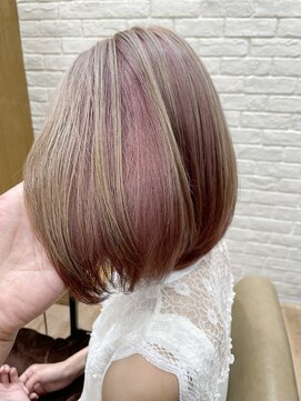 ループ(LOOP) デザインカラー/ミルクティー/ピンクラベンダー