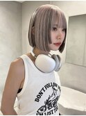 くびれヘア/アプリコットオレンジ/夏のヘアアレンジ/梅田