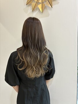 マハロ ヘア リゾート(MAHALO HAIR RESORT) エアータッチ×グラデーションカラー