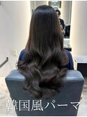 コテ巻き風パーマ /韓国風パーマ/デジタルパーマ/レイヤーカット