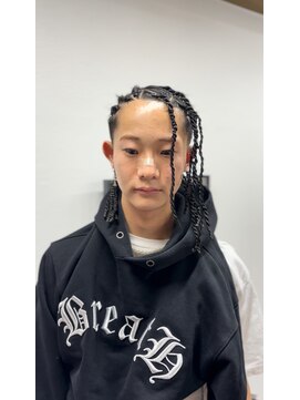 ヌーク 押上店(NooK) エクステコーンロウ/エクステタイトロープ/特殊ヘア／メンズ