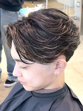 フィフス 原宿(fifth) 原宿フェザーパーマニュアンスパーマメンズパーマセンターパート