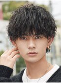 札幌大通メンズマッシュツイストスパイラルパーマツイスパ強め