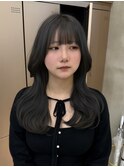 ◎イメチェン似合わせカットダークアッシュミディアムレイヤー