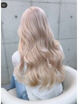 プネル(punel)&nbsp;原宿　#ホワイトブロンド ロングレイヤー　ケアブリーチ