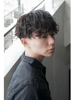 カライング(ing) モテる黒髪ネープレスショート束感モテ髪ワックスなしマッシュ