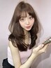 ♪ダメージレスに透明感たっぷり垢抜け♪ブリーチなしダブルカラー+超音波TR
