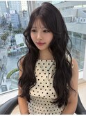 美髪レイヤーカット/顔まわりレイヤー/ロングレイヤー