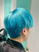 マティーナ ヘアー 池袋(Matina hair)&nbsp;【ショート　スカイブルー】池袋美容室