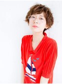 カットで小顔☆ナチュラル可愛いショート♪