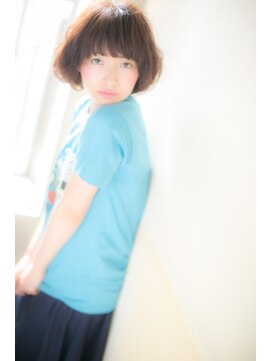 モッズ ヘア 福岡姪浜店(mod's hair) ラウンドバング♪でガーリーボブb