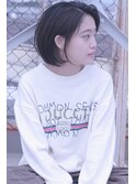 耳掛けで見えるインナーカラー