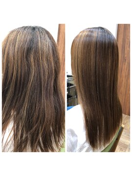 ヘアーグラン(Hair Gran.) 縮毛矯正施術例