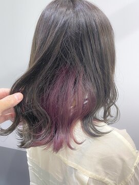 ジーナ 勝どき(Zina) 【Zina】エアリーミディ/黒髪/ホワイトアッシュ/ショートパーマ